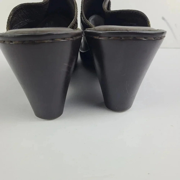 Born brown clogs with buckle detail - Picture 6 of 9